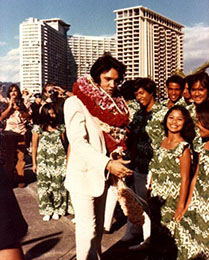 Elvis 1973 Hawaii Ankunft